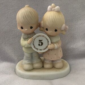 Precious Moments 5 Year Anniversary Boy/Girl